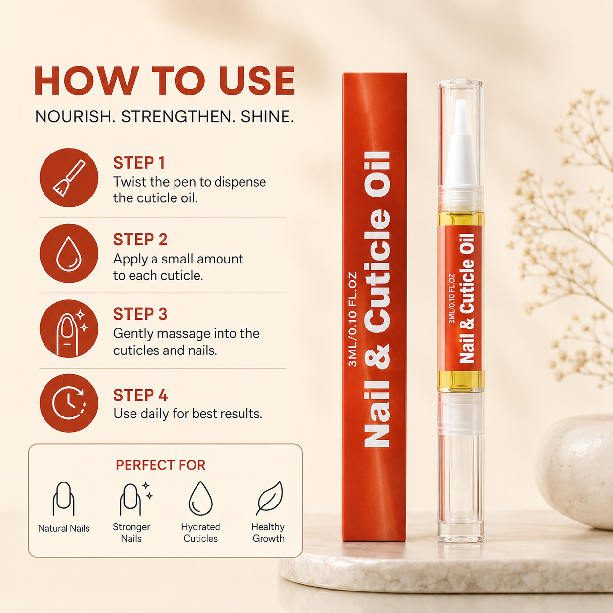 Nail & Cuticle Oil Pen