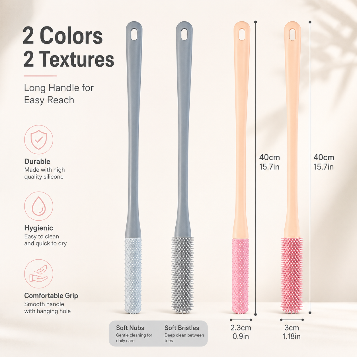 The EasyStep Foot Scrubber