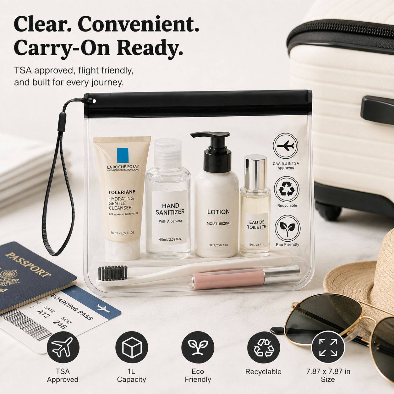 Clear Travel Pouch