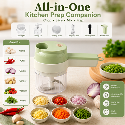 4-1 Handheld Electric Food Chopper