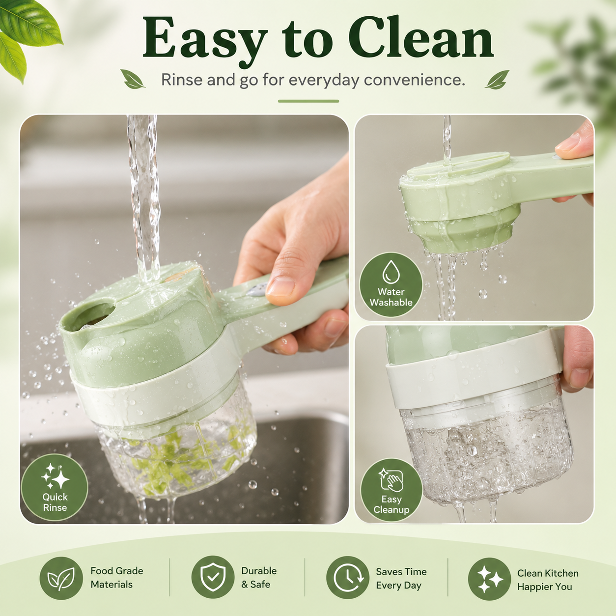 4-1 Handheld Electric Food Chopper