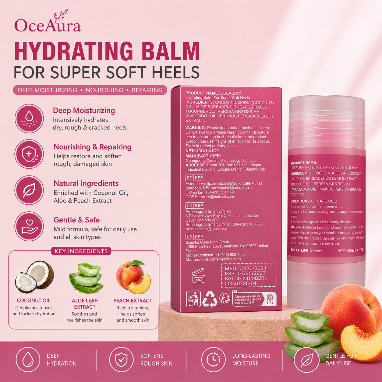 Hydrating Heel Balm Stick