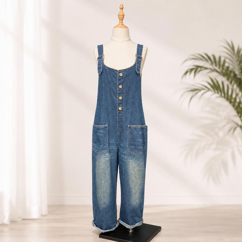 Vintage Denim Overalls