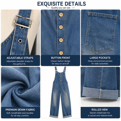 Vintage Denim Overalls