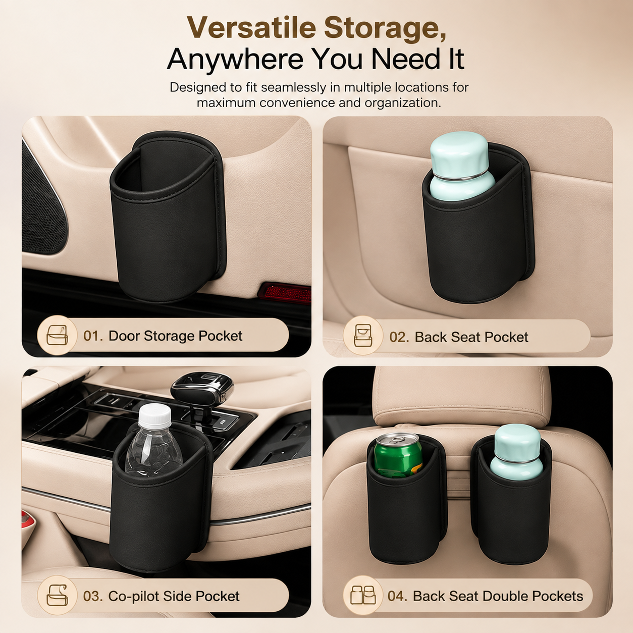 DrivePocket - Clip-On Car Organizer