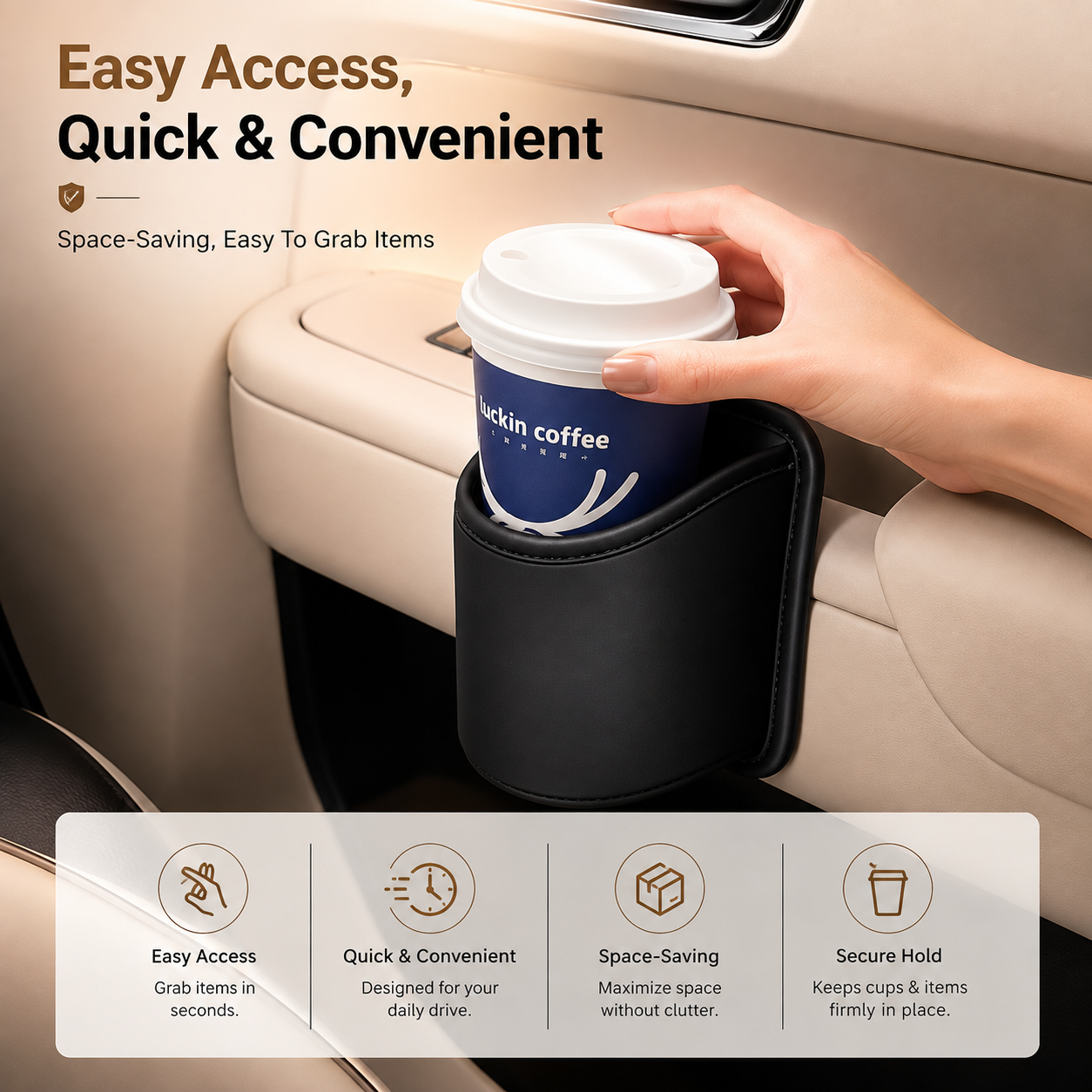 DrivePocket - Clip-On Car Organizer