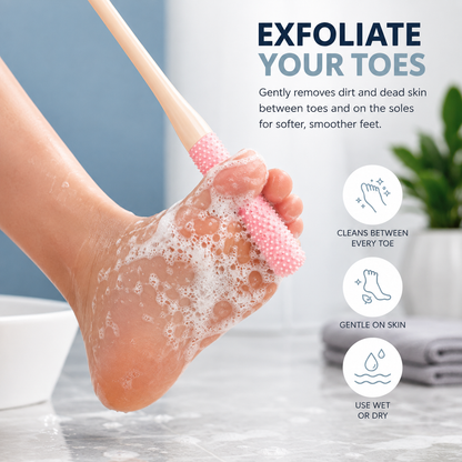 The EasyStep Foot Scrubber
