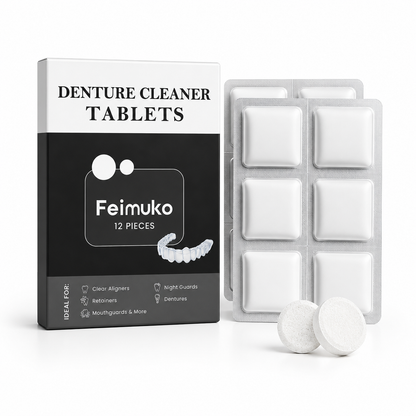 12Pcs Retainer Cleaning Tablets