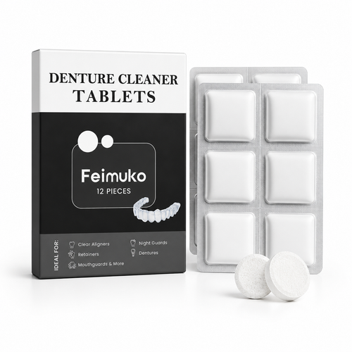 12Pcs Retainer Cleaning Tablets