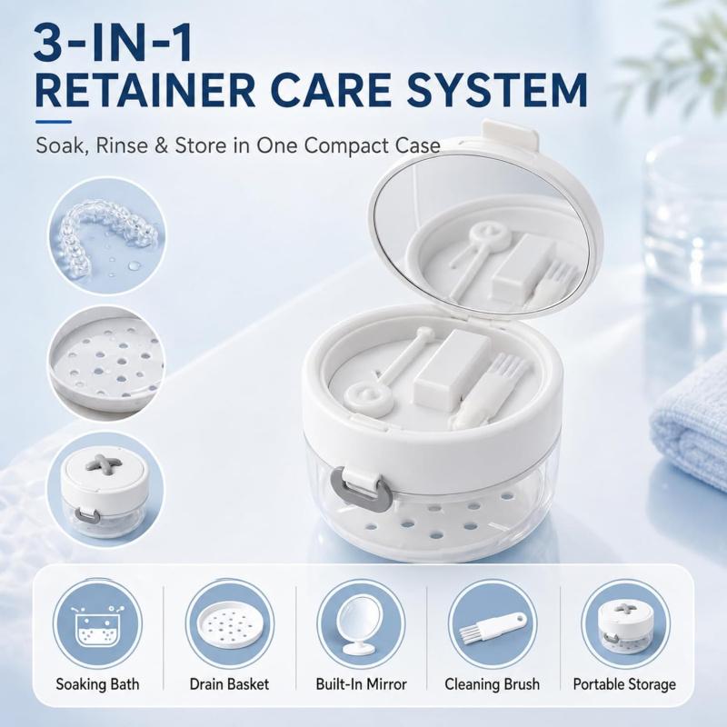 3-in-1 Retainer Care Case